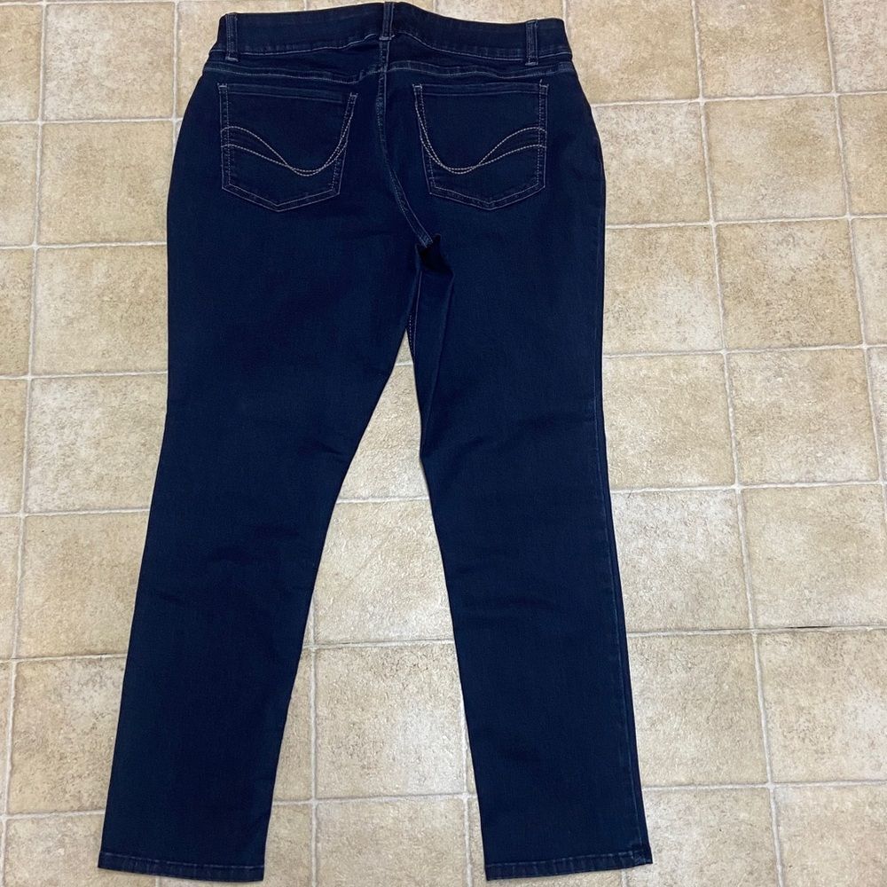 Riders by Lee Women's Dark Blue Skinny Jeans Size 14P